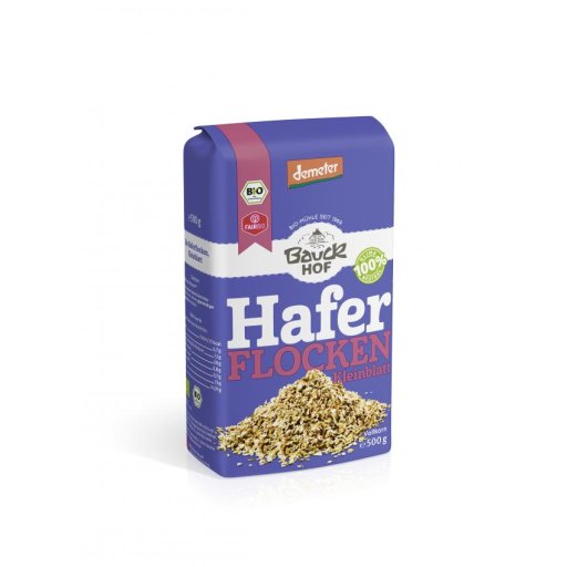 BILDE_4015637883120.jpg Auzu pārslas smalkās BIO 500g Bauck Hof - Image 1
