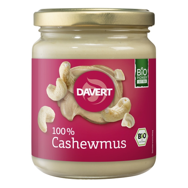 Indijas riekstu sviests BIO 250g Davert